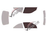 Glazing template - front window kit - Citroën Xsara (1) Coupe 3 doors (1997 - 2005) Glazing template - front window kit - Citroën Xsara (1) Coupe 3 doors (1997 - 2005)