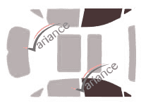 Glazing template - front window kit - Toyota Venza (1) 5 doors (2009 - 2020) Glazing template - front window kit - Toyota Venza (1) 5 doors (2009 - 2020)