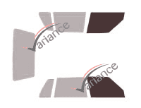 Glazing template - front window kit - Fiat Mille 5 doors (1984 - 2013)