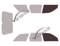 Gabarit vitrage - kit vitres avant - Audi A6 (1) Avant Break 5 portes (1991 - 1998) Gabarit vitrage - kit vitres avant - Audi A6 (1) Avant Break 5 portes (1991 - 1998)
