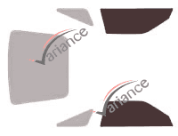 Glazing template - front window kit - Toyota Supra (4) Coupe 3 doors (1986 - 1993) Glazing template - front window kit - Toyota Supra (4) Coupe 3 doors (1986 - 1993)