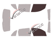 Gabarit vitrage - kit vitres avant - Audi Q5 (1) 5 portes (2008 - 2016) Gabarit vitrage - kit vitres avant - Audi Q5 (1) 5 portes (2008 - 2016)