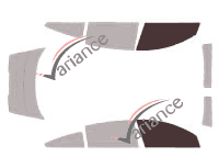 Glazing template - front window kit - Citroën C6 Berline 4 doors (2005 - 2012) Glazing template - front window kit - Citroën C6 Berline 4 doors (2005 - 2012)