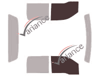 Glazing template - front window kit - Ford F-Series (12) Super Crew Pick-up 4 doors (2009 - 2015) Glazing template - front window kit - Ford F-Series (12) Super Crew Pick-up 4 doors (2009 - 2015)