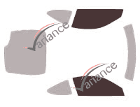 Glazing template - front window kit - Honda Insight (1) 3 doors (2000 - 2008) Glazing template - front window kit - Honda Insight (1) 3 doors (2000 - 2008)