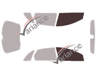 Glazing template - front window kit - Citroën C5 (1) (phase 2) 5 doors (2005 - 2008) Glazing template - front window kit - Citroën C5 (1) (phase 2) 5 doors (2005 - 2008)