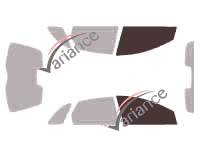 Glazing template - front window kit - Citroën C5 (1) (phase 1) 5 doors (2001 - 2004) Glazing template - front window kit - Citroën C5 (1) (phase 1) 5 doors (2001 - 2004)