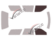 Glazing template - front window kit - Subaru Legacy (1) Wagon Break 5 doors (1989 - 1994) Glazing template - front window kit - Subaru Legacy (1) Wagon Break 5 doors (1989 - 1994)
