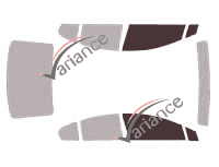 Glazing template - front window kit - Toyota Avensis (4) Berline 4 doors (2009 - 2018) Glazing template - front window kit - Toyota Avensis (4) Berline 4 doors (2009 - 2018)