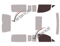 Glazing template - front window kit - Volkswagen Caddy (3) Maxi Life 5 doors (2007 - 2016) Glazing template - front window kit - Volkswagen Caddy (3) Maxi Life 5 doors (2007 - 2016)