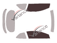 Glazing template - front window kit - Honda Civic (8) 3 doors (2006 - 2013) Glazing template - front window kit - Honda Civic (8) 3 doors (2006 - 2013)