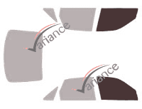 Glazing template - front window kit - Opel Vectra (A) Berline 4 doors (1988 - 1995) Glazing template - front window kit - Opel Vectra (A) Berline 4 doors (1988 - 1995)