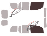 Glazing template - front window kit - Nissan Kubistar (2) 6 doors (2008 - 2022) Glazing template - front window kit - Nissan Kubistar (2) 6 doors (2008 - 2022)