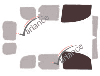 Glazing template - front window kit - Nissan Kubistar (2) 6 doors (2008 - 2022) Glazing template - front window kit - Nissan Kubistar (2) 6 doors (2008 - 2022)