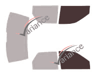 Glazing template - front window kit - Ford Sierra (1) Berline 4 doors (1982 - 1993) Glazing template - front window kit - Ford Sierra (1) Berline 4 doors (1982 - 1993)