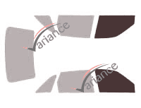 Gabarit vitrage - kit vitres avant - Opel Astra (F) 5 portes (1991 - 1998) Gabarit vitrage - kit vitres avant - Opel Astra (F) 5 portes (1991 - 1998)