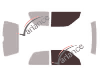Glazing template - front window kit - Citroën Saxo 3 doors (1996 - 2003) Glazing template - front window kit - Citroën Saxo 3 doors (1996 - 2003)