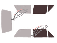 Glazing template - front window kit - Volkswagen Golf (2) 3 doors (1983 - 1987) Glazing template - front window kit - Volkswagen Golf (2) 3 doors (1983 - 1987)