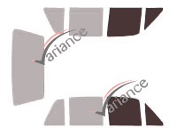 Glazing template - front window kit - Volkswagen Golf (2) 5 doors (1983 - 1987) Glazing template - front window kit - Volkswagen Golf (2) 5 doors (1983 - 1987)