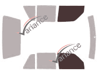 Glazing template - front window kit - Volkswagen Golf (2) 5 doors (1987 - 1992) Glazing template - front window kit - Volkswagen Golf (2) 5 doors (1987 - 1992)