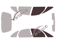 Glazing template - front window kit - Citroën Xsara (1) Picasso 5 doors (1999 - 2008) Glazing template - front window kit - Citroën Xsara (1) Picasso 5 doors (1999 - 2008)