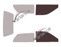 Glazing template - front window kit - Dodge Colt 3 doors (1989 - 1992) Glazing template - front window kit - Dodge Colt 3 doors (1989 - 1992)