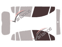 Glazing template - front window kit - Renault Grand Modus (1) 5 doors (2007 - 2013) Glazing template - front window kit - Renault Grand Modus (1) 5 doors (2007 - 2013)