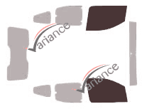 Glazing template - front window kit - Peugeot Bipper (1) 5 doors (since 2008) Glazing template - front window kit - Peugeot Bipper (1) 5 doors (since 2008)