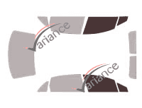 Glazing template - front window kit - Citroën C4 (1) Berline 4 doors (2007 - 2018) Glazing template - front window kit - Citroën C4 (1) Berline 4 doors (2007 - 2018)