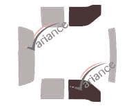 Verglasungsschablone - Fensterkit vorne - Ford F-Series (12) Crew Cab Pick-up 4-türig (2008 - 2015) Verglasungsschablone - Fensterkit vorne - Ford F-Series (12) Crew Cab Pick-up 4-türig (2008 - 2015)