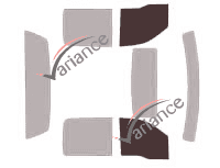 Glazing template - front window kit - Ford F-Series (11) Super Crew Pick-up 4 doors (2004 - 2008) Glazing template - front window kit - Ford F-Series (11) Super Crew Pick-up 4 doors (2004 - 2008)