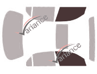 Glazing template - front window kit - Jaguar XJ (5) Court Berline 4 doors (2003 - 2010) Glazing template - front window kit - Jaguar XJ (5) Court Berline 4 doors (2003 - 2010)