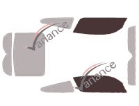 Glazing template - front window kit - Smart Roadster 3 doors (2003 - 2005) Glazing template - front window kit - Smart Roadster 3 doors (2003 - 2005)