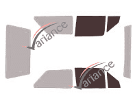 Glazing template - front window kit - Opel Corsa (A) 3 doors (1983 - 1993) Glazing template - front window kit - Opel Corsa (A) 3 doors (1983 - 1993)
