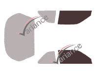 Glazing template - front window kit - Honda Integra (2) Coupe 3 doors (1989 - 1993) Glazing template - front window kit - Honda Integra (2) Coupe 3 doors (1989 - 1993)