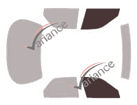 Glazing template - front window kit - Honda Legend (2) Berline 4 doors (1991 - 1996) Glazing template - front window kit - Honda Legend (2) Berline 4 doors (1991 - 1996)