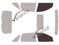 Gabarit vitrage - kit vitres avant - Hyundai ix55 5 portes (2007 - 2013) Gabarit vitrage - kit vitres avant - Hyundai ix55 5 portes (2007 - 2013)