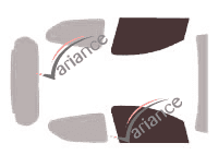 Mascherina per vetri - kit vetri anteriori - Nissan Pixo 5 porte (dal 2009) Mascherina per vetri - kit vetri anteriori - Nissan Pixo 5 porte (dal 2009)