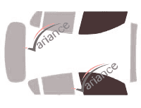 Glazing template - front window kit - Hyundai i20 (1) 5 doors (2009 - 2014) Glazing template - front window kit - Hyundai i20 (1) 5 doors (2009 - 2014)