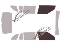 Glazing template - front window kit - Skoda Fabia (2) Combi Break 5 doors (2007 - 2015) Glazing template - front window kit - Skoda Fabia (2) Combi Break 5 doors (2007 - 2015)