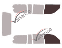 Glazing template - front window kit - Lexus LX (2) 5 doors (1998 - 2007) Glazing template - front window kit - Lexus LX (2) 5 doors (1998 - 2007)