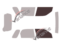 Glazing template - front window kit - Daihatsu Terios (1) 5 doors (1997 - 2006) Glazing template - front window kit - Daihatsu Terios (1) 5 doors (1997 - 2006)