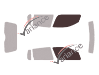 Glazing template - front window kit - Daihatsu YRV 5 doors (2001 - 2006) Glazing template - front window kit - Daihatsu YRV 5 doors (2001 - 2006)