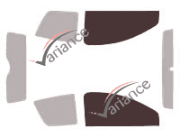 Glazing template - front window kit - MicroCar M-Go 3 doors (2008 - 2015) Glazing template - front window kit - MicroCar M-Go 3 doors (2008 - 2015)