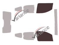 Glazing template - front window kit - Fiat Qubo (1) Fiorino 5-door (since 2008) Glazing template - front window kit - Fiat Qubo (1) Fiorino 5-door (since 2008)
