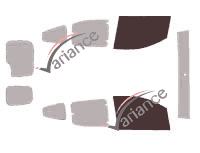 Glazing template - front window kit - Fiat Qubo (1) Fiorino 6 doors (since 2008) Glazing template - front window kit - Fiat Qubo (1) Fiorino 6 doors (since 2008)