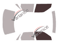Glazing template - front window kit - Toyota Camry (2) Berline 4 doors (1987 - 1991) Glazing template - front window kit - Toyota Camry (2) Berline 4 doors (1987 - 1991)