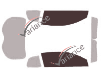 Glazing template - front window kit - Alfa Romeo Brera Coupe 3 doors (2006 - 2011) Glazing template - front window kit - Alfa Romeo Brera Coupe 3 doors (2006 - 2011)