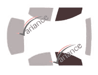 Plantilla de acristalamiento - kit de ventana delantera - Chrysler Concorde Sedan 4 puertas (1998 - 2005) Plantilla de acristalamiento - kit de ventana delantera - Chrysler Concorde Sedan 4 puertas (1998 - 2005)