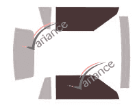 Glazing template - front window kit - Chrysler LeBaron Cabriolet 2 doors (1989 - 1995) Glazing template - front window kit - Chrysler LeBaron Cabriolet 2 doors (1989 - 1995)